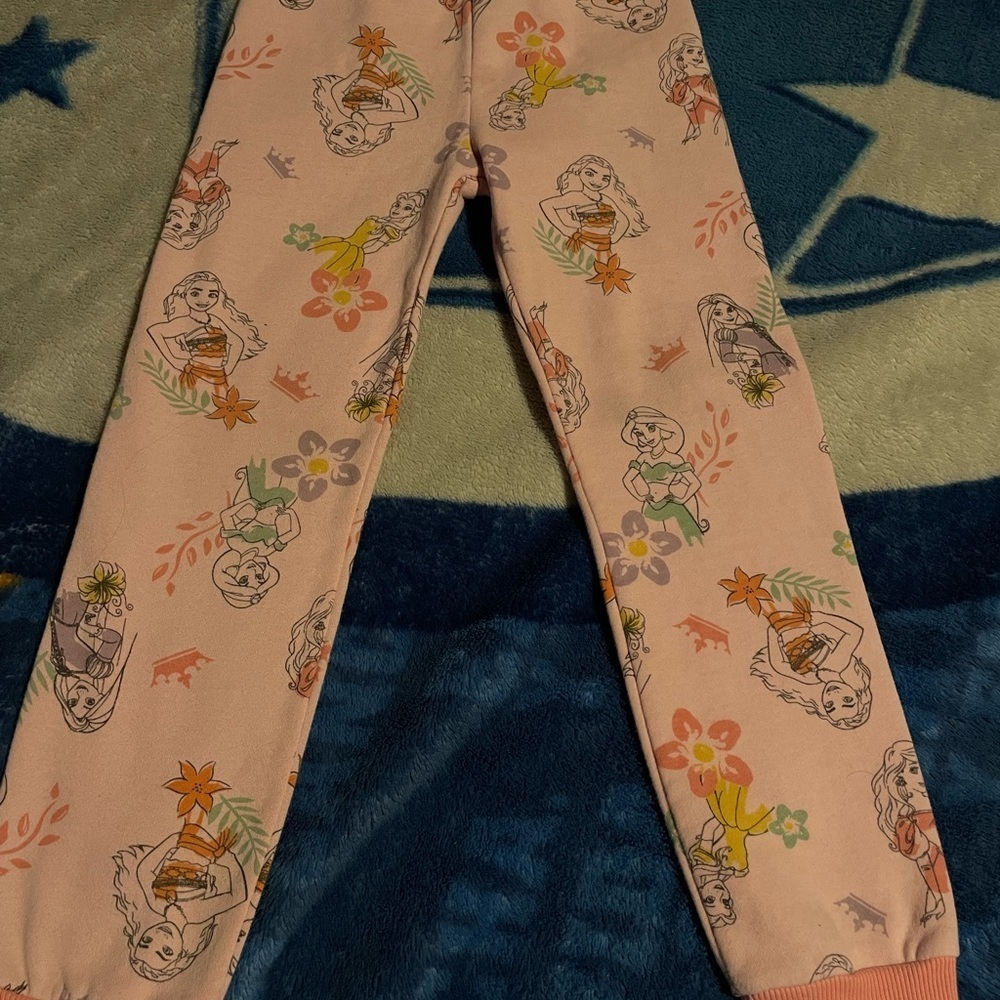 Disney Pink Floral Character Joggers